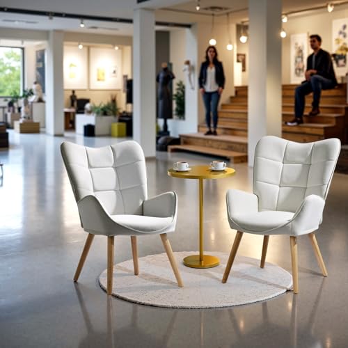 FurnitureR Relaxsessel Beige Massivholz mit Armlehnen, komfortabler Entspannungssessel für Wohnzimmer & Leseecke, hohe Rückenlehne, einfach montiert FurnitureR Relaxsessel Beige Massivholz mit Armlehnen, komfortabler Entspannungssessel für Wohnzimmer & Leseecke, hohe Rückenlehne, einfach montiert von FurnitureR