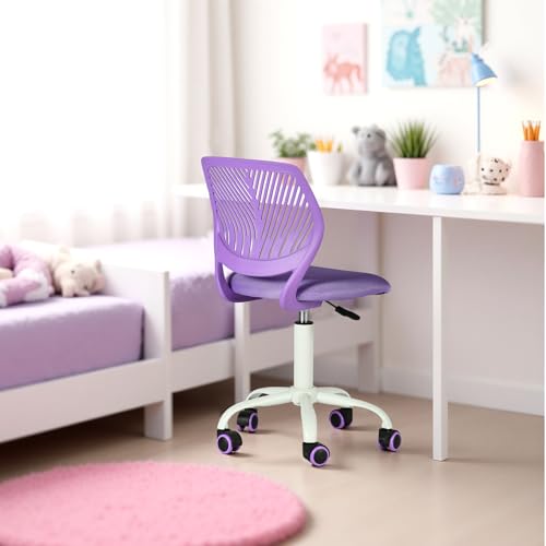 FurnitureR Schreibtischstuhl Kinder Drehstuhl Höhenverstellbar Drehbar 360 Grad Stuhl mit Lehne Stoff SGS Sicher Gasfeder PU Rollen FurnitureR Schreibtischstuhl Kinder Drehstuhl Höhenverstellbar Drehbar 360 Grad Stuhl mit Lehne Stoff SGS Sicher Gasfeder PU Rollen von FurnitureR