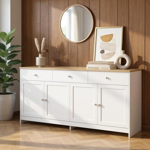 FurnitureR Weißer MDF Kleiderschrank mit Modernem Design, Ideal für Platzsparende Möbel und zuverlässige Aufbewahrung zu Hause von FurnitureR