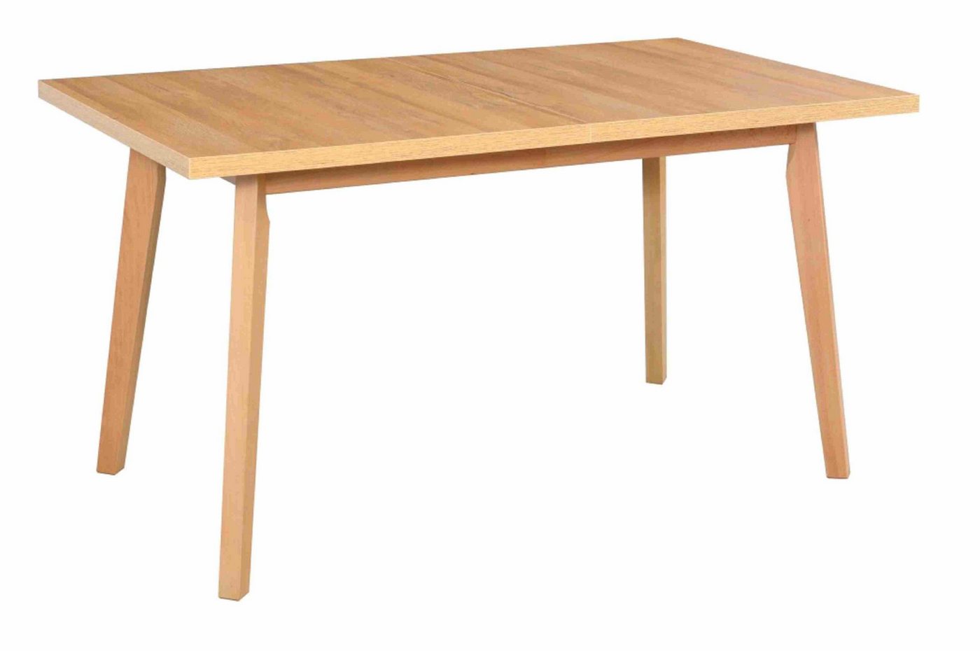 Furnix Esstisch Olimo-7 Küchentisch Massivholz Beine ausziehbare Platte 140/180 cm, 140/180x75x80 cm, hochwertig & massiv, pflegeleicht von Furnix