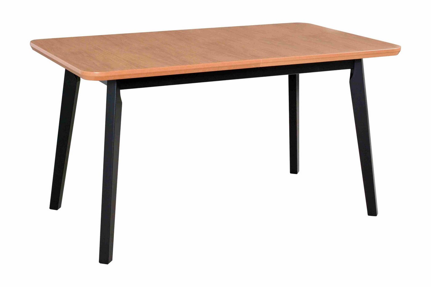 Furnix Esstisch Olimo 7 Küchentisch mit ausziehbarer Tischplatte 140/180x80 cm, ausziehbar auf 180 cm, Rahmen und Beine Buche massiv von Furnix