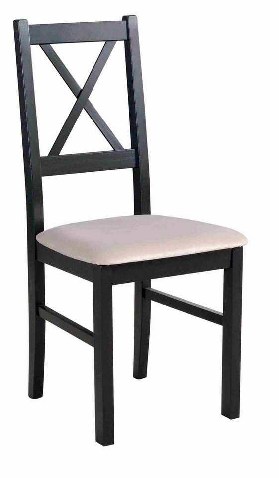 Furnix Esszimmerstuhl Trijo-10D 2er Set Polsterstuhl aus Holz Stuhl für Esstisch, aus Buche Massiv, robust & langlebig von Furnix