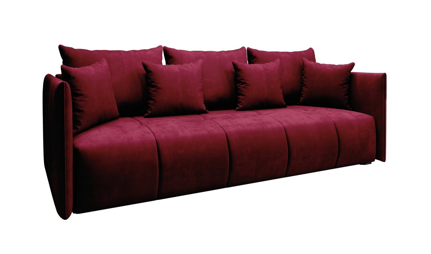 Furnix Schlafsofa ASVIL 3-Sitzer Schlafsofa Couch mit Schlaffunktion Bettkasten, modernes Design, gemütlich und funktional zugleich von Furnix