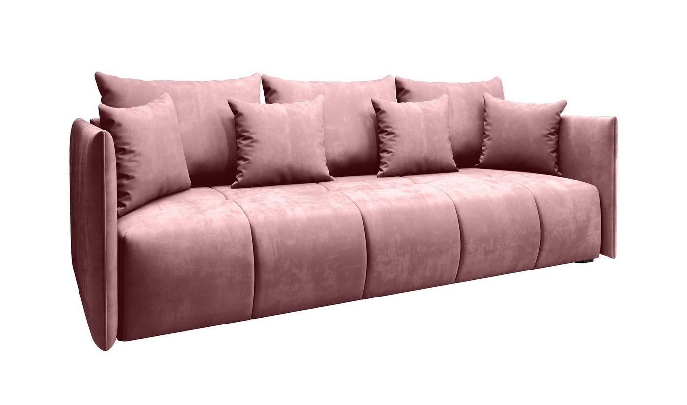 Furnix Schlafsofa ASVIL 3-Sitzer Schlafsofa Couch mit Schlaffunktion Bettkasten, modernes Design, gemütlich und funktional zugleich von Furnix