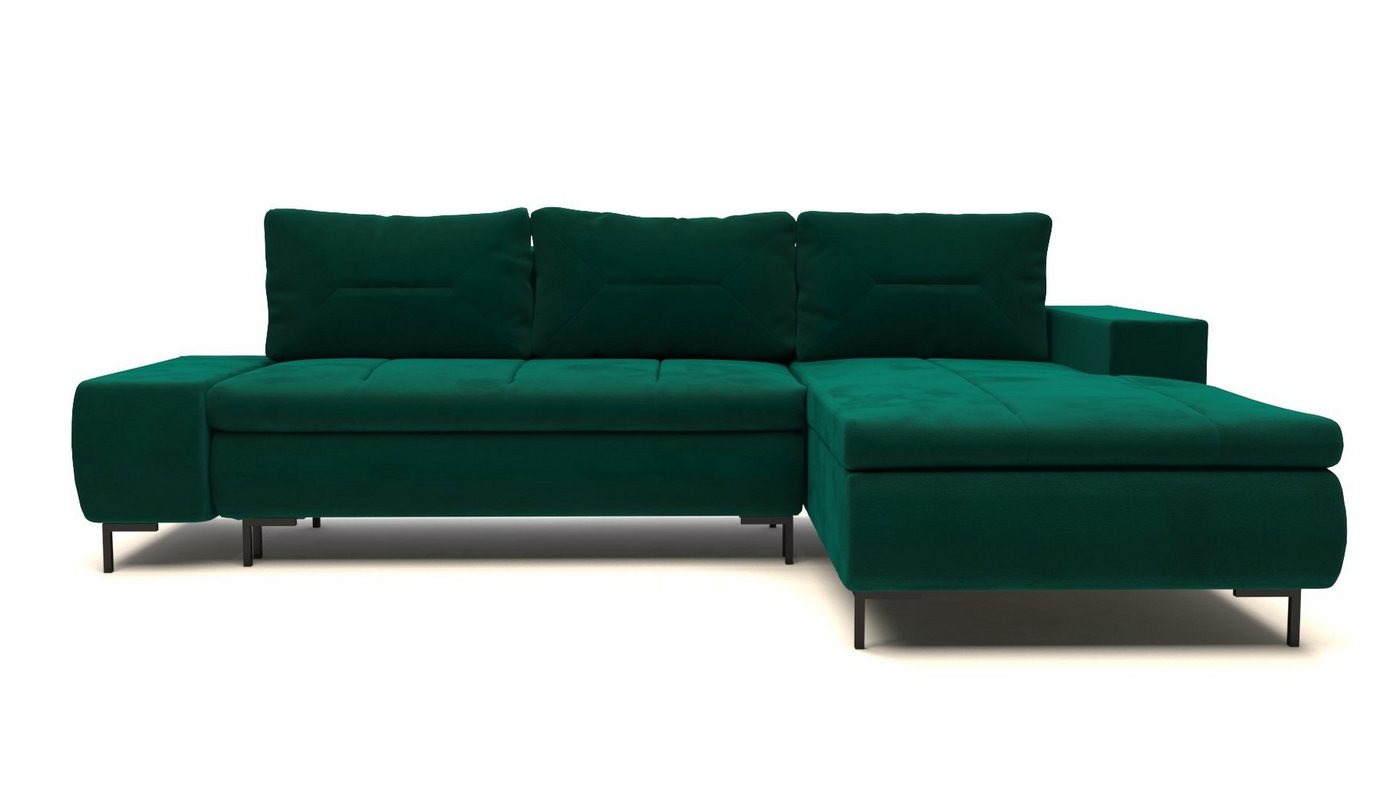 Furnix Schlafsofa SYLEUS in L-Form Polstercouch mit Schlaffunktion, mit Bettkasten, B275 x T180 x H63/93 cm von Furnix