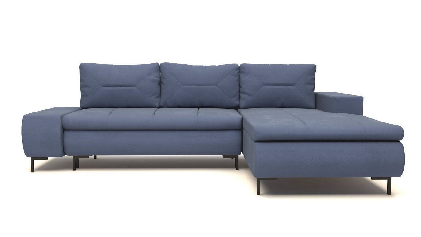 Furnix Schlafsofa SYLEUS in L-Form Polstercouch mit Schlaffunktion, mit Bettkasten, B275 x T180 x H63/93 cm von Furnix