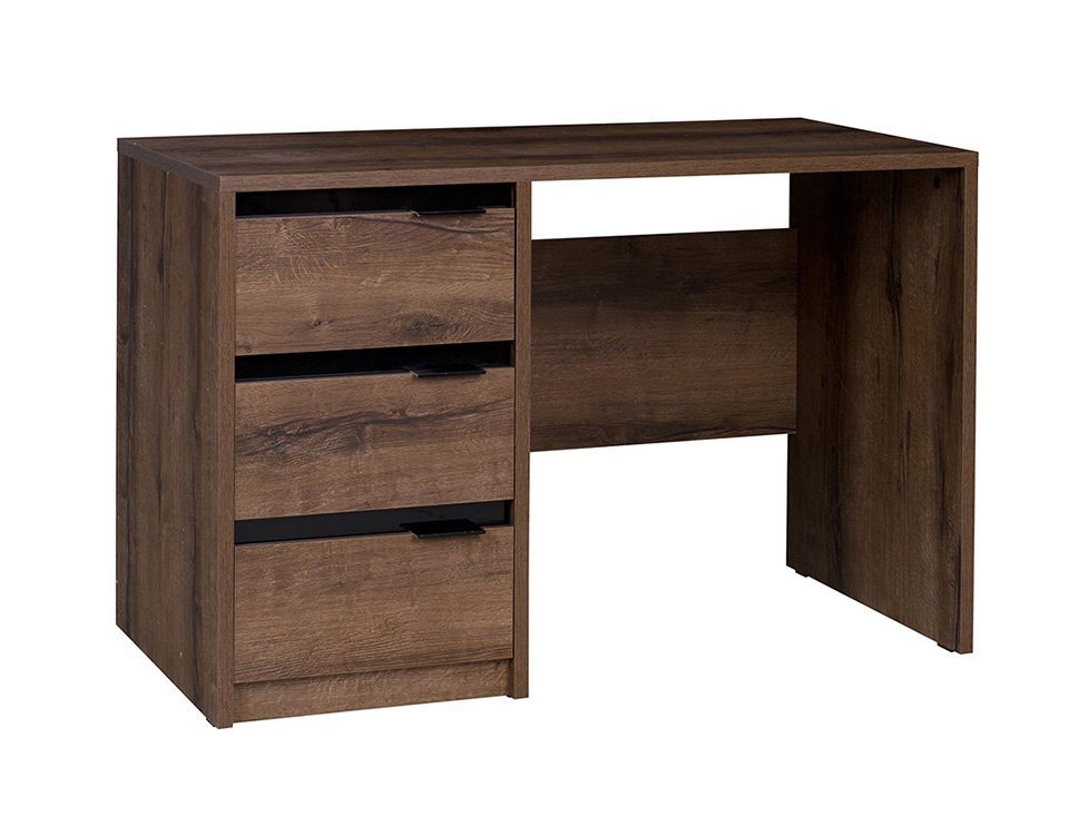 Furnix Schreibtisch DEVERTTI mit 3 Schubladen, Maße B120 x H77 x T60 cm von Furnix