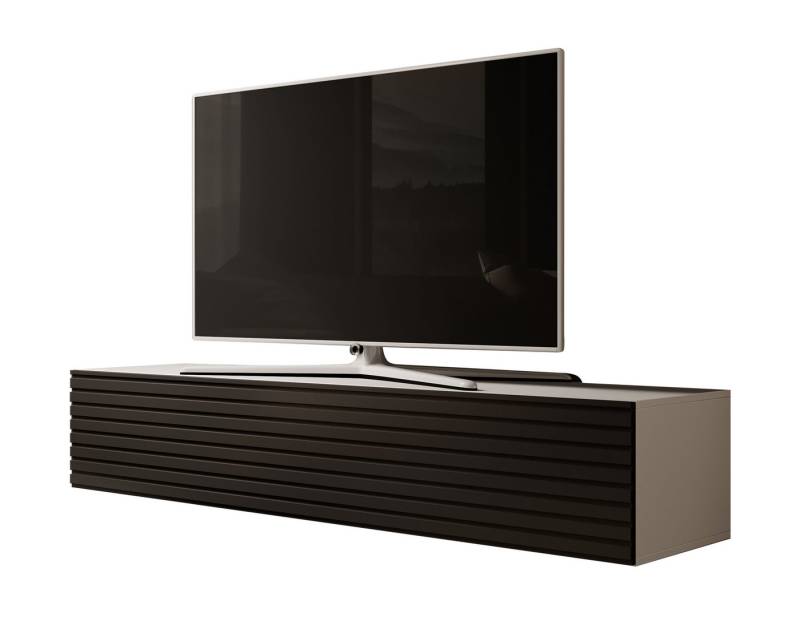 Furnix TV-Schrank JANITA-160 Fernsehschrank mit Lamellenfront TV-Hängeschrank modernes aktuelles Design, 160 x 34 x 40 cm von Furnix