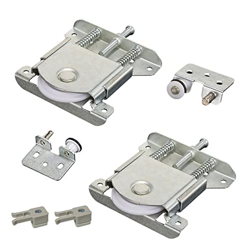 Adipn SGDE-2704-N25K Sliding Door Roller Guide, Load Capacity 20 kg, 2 Stück von Furnrubden