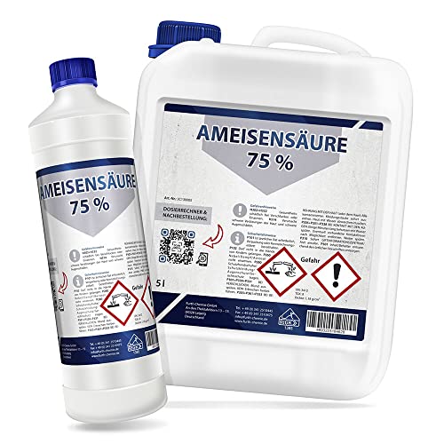 Ameisensäure 75%, 14 x 1l L (16,52 Kg), inkl. Dosierrechner auf 60% von Furthchemie