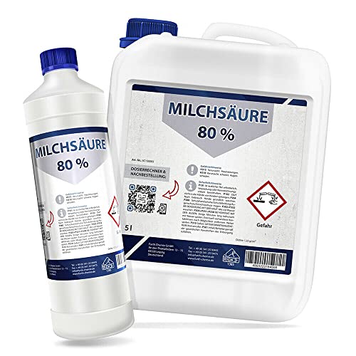 Furthchemie Milchsäure 80% inkl. Dosierrechner | 1 L von Furthchemie