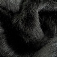 Luxus Schwarzbär Kunstpelz Überwerfen Hauptfell Auf Beiden Seiten. Pelz Bettüberwurf, Sofaüberwurf. Große Schwarze Kunstfell Decke Viele Größen von Furthrows