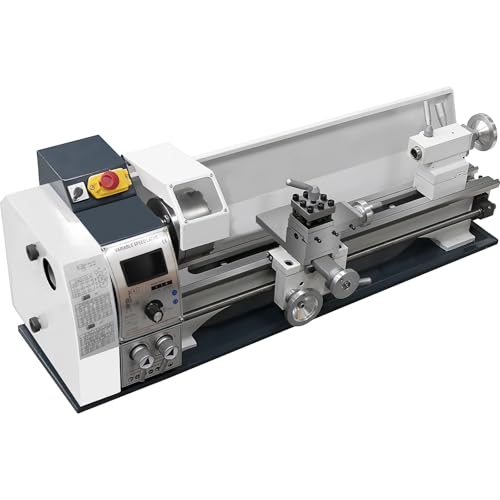 Furvveerr Metalldrehmaschine 220MMx600MM Mini-Tisch-Metalldrehmaschine 1200W Drehmaschine Tischdrehmaschine Präzisionsdrehmaschine Variable Drehzahl 0-3000RPM für Metallbearbeitung Metal Lathe von Furvveerr