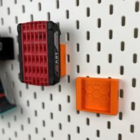 Akkuhalter Für Die Ikea Skadis Lochplatte, 3 Verschiedene Variationen Passend Bosch, Dewalt Und Makita von Fused3Dofficial