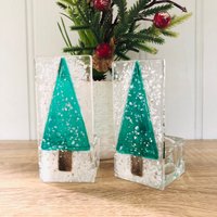 Fusing Glas Weihnachtsbaum Dekoration - Weihnachtsdekoration, Schneemann Dekoration, Cornish Fusing Glas Weihnachtsbaum Dekoration - Weihnachtsdekoration, Schneemann Dekoration, Cornish von FusedGlassCornwall