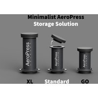 Minimalist Aeropress Paper Filter & Coffee Bean Storage Solution von FusedVisions