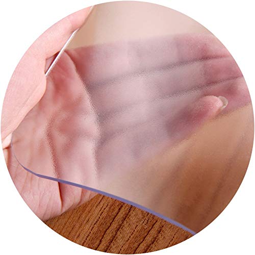 HYCH-Bodenschutzmatte, Stuhlmatte for Harten Boden PVC Durchscheinend Rutschfest Hohe Temperaturbeständigkeit,ZuhauseWeiche Glasmatte,1.5mm,55x120cm HYCH-Bodenschutzmatte, Stuhlmatte for Harten Boden PVC Durchscheinend Rutschfest Hohe Temperaturbeständigkeit,ZuhauseWeiche Glasmatte,1.5mm,55x120cm von Fushou