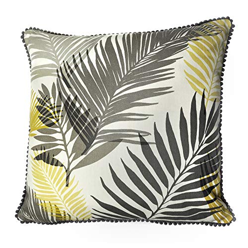 Fusion Kissen, Tropical, 100% Baumwolle, gefüllt, 43 x 43 cm, Ocker von Fusion