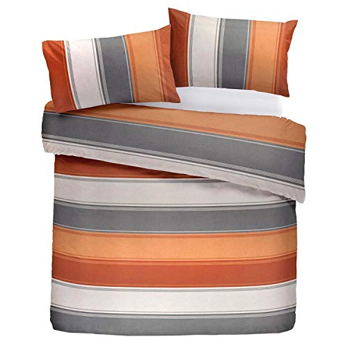 Fusion Bettbezug und Kissenbezug, 52% Polyester, 48% Baumwolle, Spice, Einzelbett von Fusion