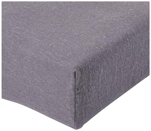 Fusion Bedding Spannbetttuch, 28 cm, 100 % gebürstete Baumwolle, Anthrazit, Super-Kingsize-Bett von Fusion