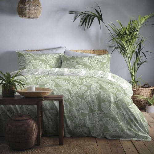 Fusion - Matteo – Pflegeleichtes Bettbezug-Set – 3-teiliges King-Size-Bett in Grün Fusion - Matteo – Pflegeleichtes Bettbezug-Set – 3-teiliges King-Size-Bett in Grün von Fusion