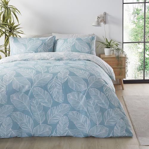 Fusion - Matteo – Wende-Bettwäsche-Set – Super-King-Size-Bett Größe in Entenei, Duck Egg Fusion - Matteo – Wende-Bettwäsche-Set – Super-King-Size-Bett Größe in Entenei, Duck Egg von Fusion