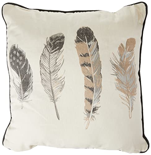 Fusion Idaho Kissen, Baumwolle, Anthrazit, Filled Cushion von Fusion