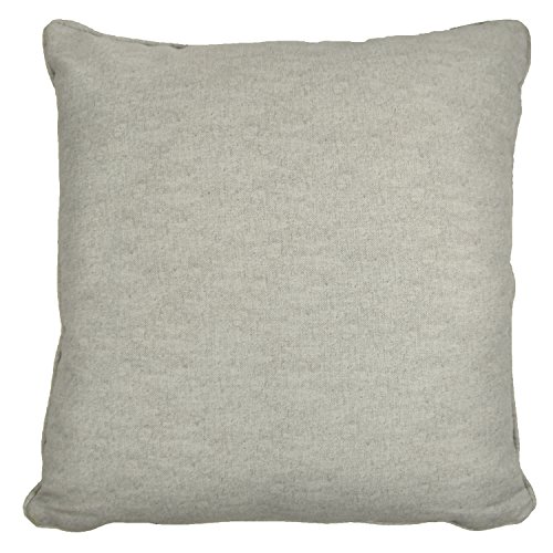 Fusion Sorbonne 100% Baumwolle Eyelet gefüttert Vorhänge, silber, 43x43 cm Filled Cushion von Fusion