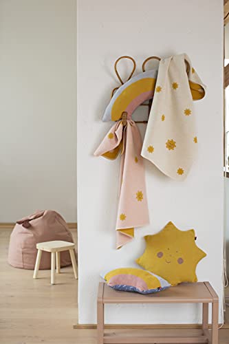 Fussenegger Babydecke mit Ihrem Wunschnamen Bestickt / personalisiert 70x90cm (Sonnen rosa) von Fussenegger