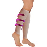 Fußgut Stütz-Stulpen "zur Vorbeugung schwerer Beine, anatomisch korrekter Druckverlauf" entlastet, vitalisiert, stimuliert, Erholung, 2 Paar, Universalgröße Fußgut Stütz-Stulpen "zur Vorbeugung schwerer Beine, anatomisch korrekter Druckverlauf" entlastet, vitalisiert, stimuliert, Erholung, 2 Paar, Universalgröße von Fußgut