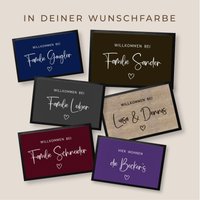 Fußmatte Bunt Mit Wunschfarbe | Personalisiert Lustige Namen Ausgefallenes Buntes Geschenk Lustiges Zur Hochzeit Fußmatte Bunt Mit Wunschfarbe | Personalisiert Lustige Namen Ausgefallenes Buntes Geschenk Lustiges Zur Hochzeit von FussmattenKINGde