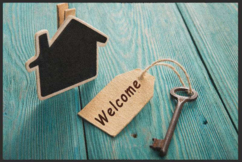 Sauberlaufmatte Welcome Haus 4573 von Fussmattenwelt
