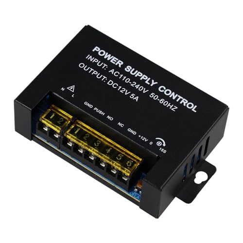FUSYTULY DC12V 5A Access Control Netzteil Schalter Ausgang AC110V-240V Eingang Metall Stromquelle Lieferant Adapter, 0-15 Sekunden Zeitverzögerung Einstellbar FUSYTULY DC12V 5A Access Control Netzteil Schalter Ausgang AC110V-240V Eingang Metall Stromquelle Lieferant Adapter, 0-15 Sekunden Zeitverzögerung Einstellbar von FusyTuly