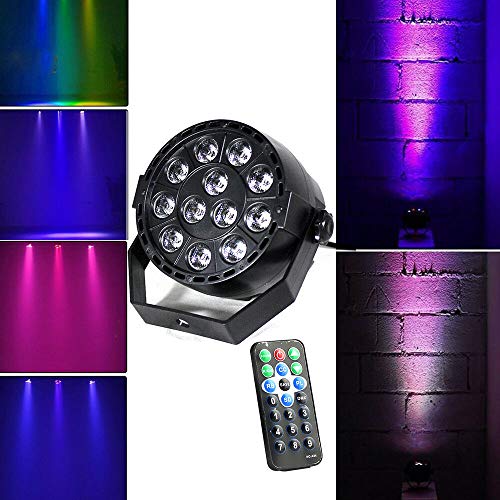 3 in1 RGB 12x3W LED PAR 7CH DMX Scheinwerfer Spot Wash Floorspot DJ Party Licht Geburtstag Effektstrahler von Futchoy