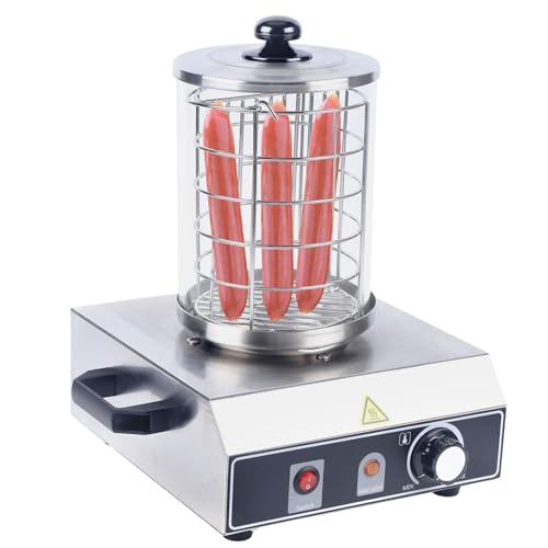350W Hot Dog Maker Edelstahl Würstchenwärmer elektrisch Bockwurstwärmer Bockwurstkocher Bockwurst Wärmer Wurstkocher Würstchenkocher Temperaturregler 30-85 °C von Futchoy