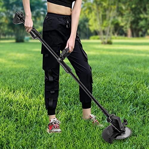 Akku-Rasentrimmer 300W Grasschneider Freischneider mit 1 Akuu Trimmer Motorsense für Trimmer Garten Parkside Unkraut Bäumen von Futchoy
