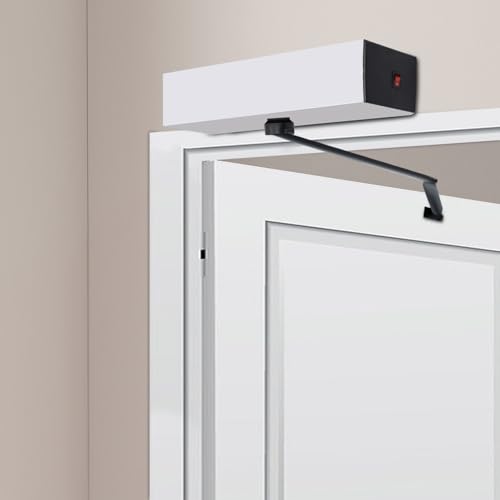 Automatischer Türöffner Einstellbares Elektrischer Türantrieb Schwingtüröffner 60°-110° Einstellbar,Schwingtürmotor mit Fernbedienungen,Tastatur-Zugangskontrolle von Futchoy