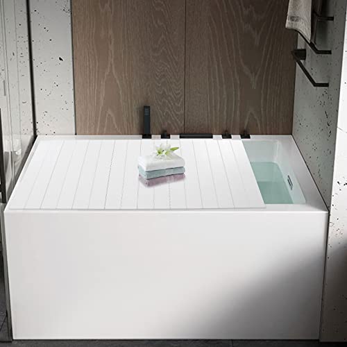 Badewannenabdeckung 70X170X0.7CM Faltbar Badewanne Brett wasserdichte Staubdichtes Bathtub Tray für Hause Badezimmer SPA Erfahrung Meisten Standard-Badewannenformate von Futchoy