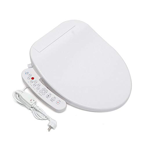 Elektronischer Smart Bidet Sitz Multifunktional mit beheizter Desodorierung natürliches Wasserspray fur Dusch WC Toilettensitz Bidet von Futchoy