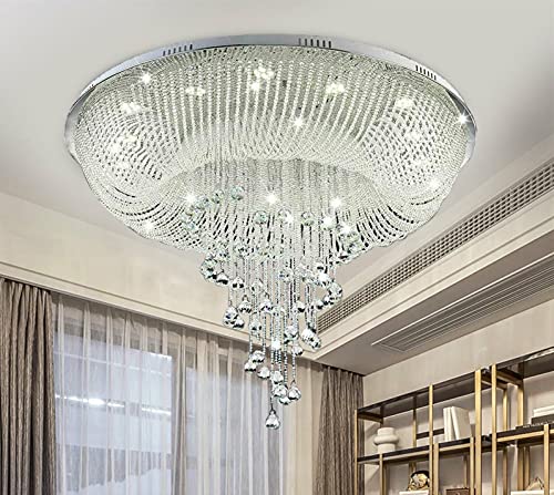 Futchoy 60cm GU10 LED Kristall Deckenleuchte 3 Farben Moderne Kristall Kronleuchter Unterputz LED Deckenleuchte Leuchte für Flur Esszimmer Schlafzimmer Wohnzimmer Küche Futchoy 60cm GU10 LED Kristall Deckenleuchte 3 Farben Moderne Kristall Kronleuchter Unterputz LED Deckenleuchte Leuchte für Flur Esszimmer Schlafzimmer Wohnzimmer Küche von Futchoy