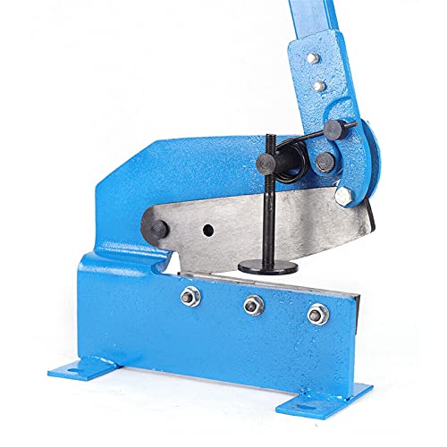 Handhebelschere 125/200 mm Hebelschere Schere Messerlänge Metallschere Blau, Stahl Material manuelle Tafelschere (200mm) von Futchoy