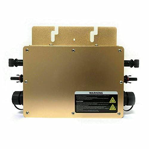 Micro Solar Inverter WVC 600 Solar Wechselrichter Micro Inverter für Solarpanel Solarpanel System (Gold, 600W) von Futchoy