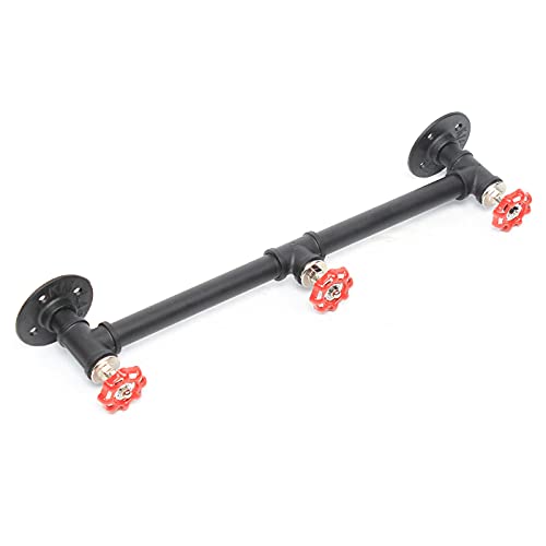 Robuster industrieller Rohr Garderobe 50cm Wandmontierte Kleiderstange Wand Kleiderständer Industrieller Stil für Schlafzimmer Badezimmer Schrank Boutique Bekleidungsgeschäft Robuster industrieller Rohr Garderobe 50cm Wandmontierte Kleiderstange Wand Kleiderständer Industrieller Stil für Schlafzimmer Badezimmer Schrank Boutique Bekleidungsgeschäft von Futchoy