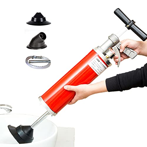 Saugglocke Abflußreiniger Toiletten Luftstößel Multifunktionale Reinigungspumpe 0.7MPa leistungsstarker Abfluss-Kolben Reinigungspumpe Für Rohrdurchmesser: 30-130mm Toilette, Bad, Dusche, Küche Saugglocke Abflußreiniger Toiletten Luftstößel Multifunktionale Reinigungspumpe 0.7MPa leistungsstarker Abfluss-Kolben Reinigungspumpe Für Rohrdurchmesser: 30-130mm Toilette, Bad, Dusche, Küche von Futchoy
