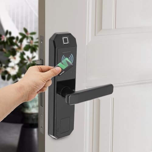 Smart Elektronischer Fingerabdrucksperre Fingerabdruck Türschloss Biometrische 4.5V-6.5V von Futchoy