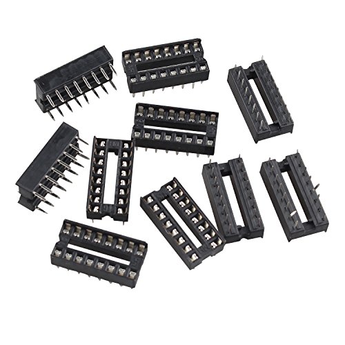 Futheda 10pcs 16 Pin 2,54 mm Pitch Dip/Dil IC Sockets Lötversion Adapter Futheda 10pcs 16 Pin 2,54 mm Pitch Dip/Dil IC Sockets Lötversion Adapter von Futheda