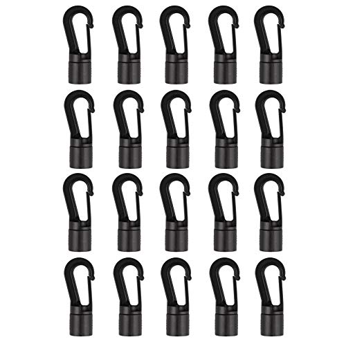 Futheda 20 Stück 8 mm Gummiseil-Endhaken für Boot, Kajak, Kanu, Bungee, Gummiseil, Haken, Haken zum Aufhängen, Endhaken für Kajak, Boot, Kanu Futheda 20 Stück 8 mm Gummiseil-Endhaken für Boot, Kajak, Kanu, Bungee, Gummiseil, Haken, Haken zum Aufhängen, Endhaken für Kajak, Boot, Kanu von Futheda