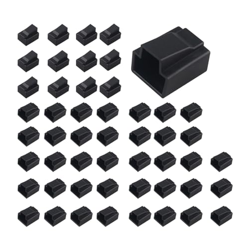 Futheda 50 Stück RJ45-Steckverbinder Anti-Staub-Abdeckkappe Protector Ethernet Kabelstecker Schutzhülle für Drucker RJ45 Pass Through Stecker Netzwerk Cat5e Cat6 Cat7 Internet LAN Patch Cord Schwarz Futheda 50 Stück RJ45-Steckverbinder Anti-Staub-Abdeckkappe Protector Ethernet Kabelstecker Schutzhülle für Drucker RJ45 Pass Through Stecker Netzwerk Cat5e Cat6 Cat7 Internet LAN Patch Cord Schwarz von Futheda