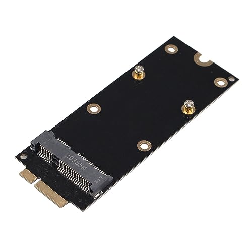 Futheda Adapter mSATA SSD auf 7 + 17 Pin kompatibel mit 2012 Retina A1398 A1425 MC975 MC976 ME662 ME664 ME665 Mini PCIe SATA SSD Konverterkarte von Futheda