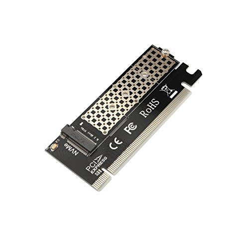 Futheda M-Key PCIe Adapter M.2 NVME SSD auf PCI Express Adapter Karte unterstützt PCIe X4 X8 X16 Slot, unterstützt M.2 SSD 2230 2242 2260 2280 von Futheda